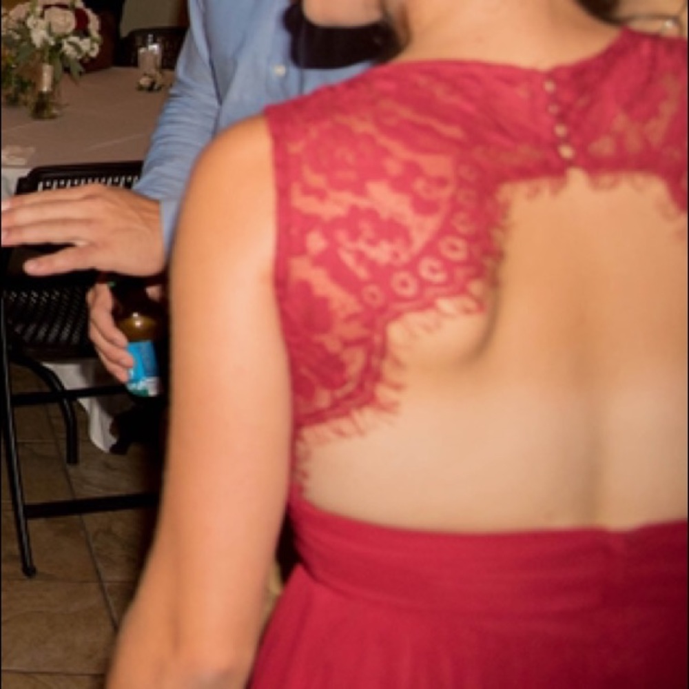 Long lace top sleeveless dress - Picture 2 of 3